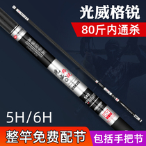 New Grui fishing rod with ultra - hard 28 tuning rod with rod 19 reed rod black pit
