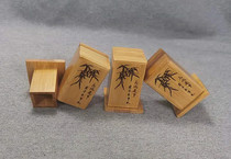 Bamboo Wood Hotel Hotel Special Creative Storage Silo Finishing Box Toothpicks Bucket Toothpicks Box Booking LOGO