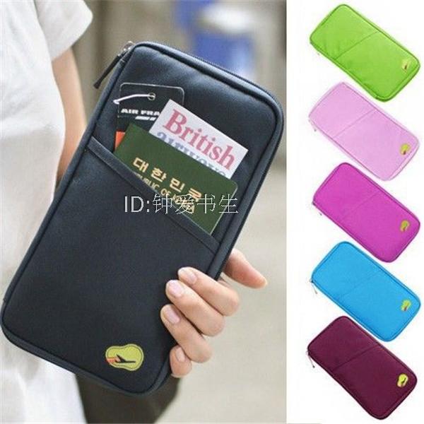 Travel Bag Pouch Passport ID Credit Card Wallet Cash Card Package