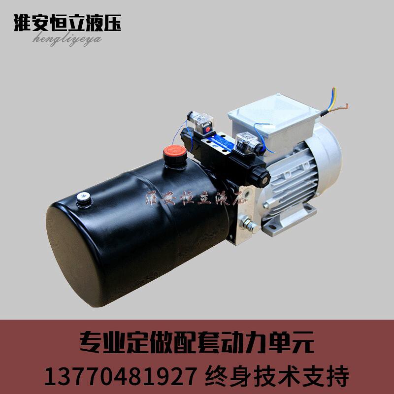 Hydraulic power unit hydraulic station small and medium lifting platform oil pressure motor electric hydraulic ram bidirectional cylinder