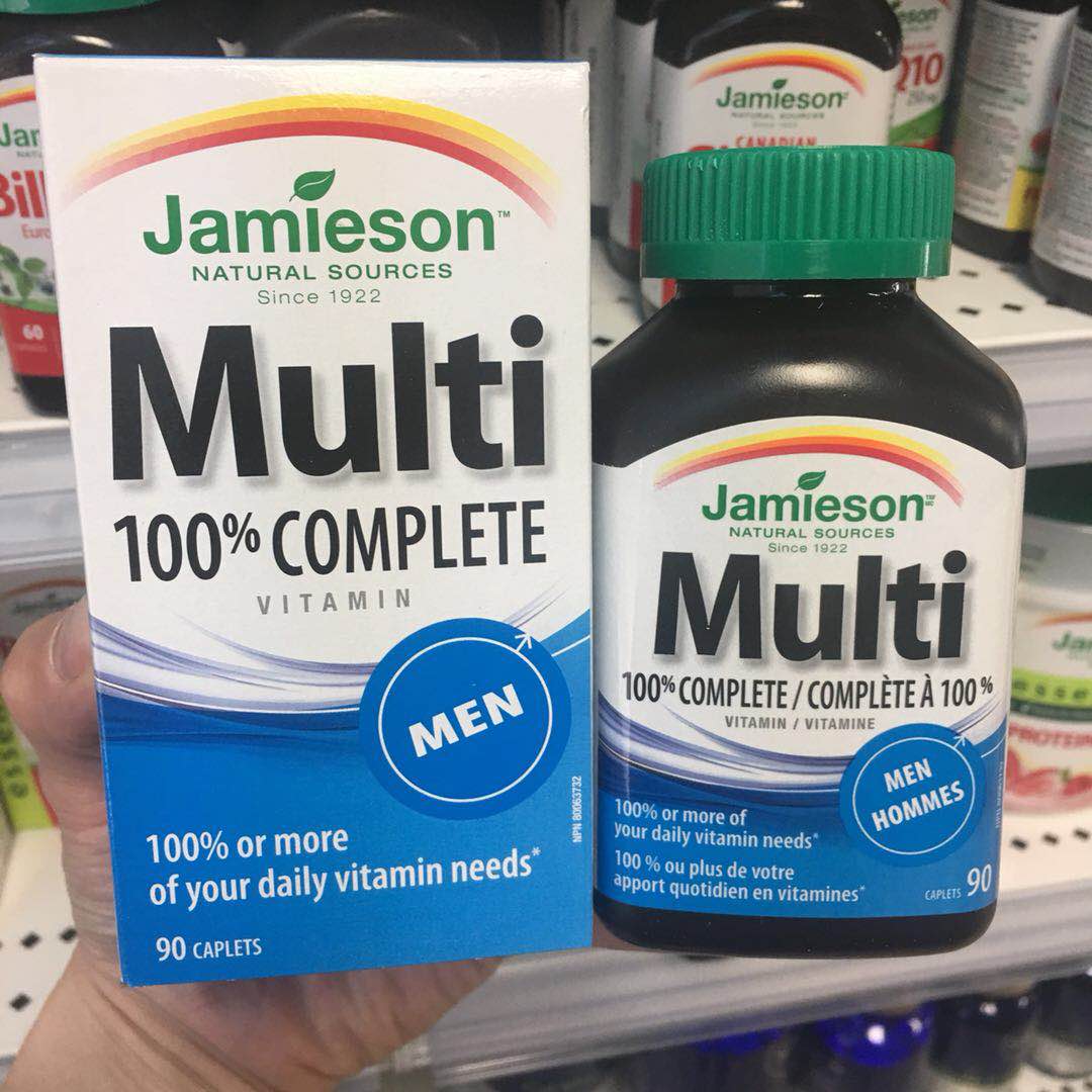 Canada Direct Mail Jamieson Jianmei Men's Vigorous Multidimensional Nutrition Tablets 90