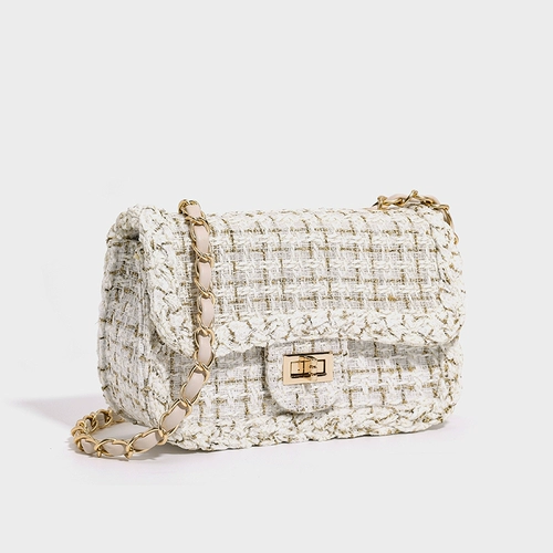 Демисезонная цепь, сумка на одно плечо, небольшая сумка, в стиле Шанель, 2023 года, на цепочке