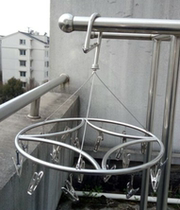  National round drying rack windproof stainless steel multi-clip disc drying rack sock rack sock clip sock rack