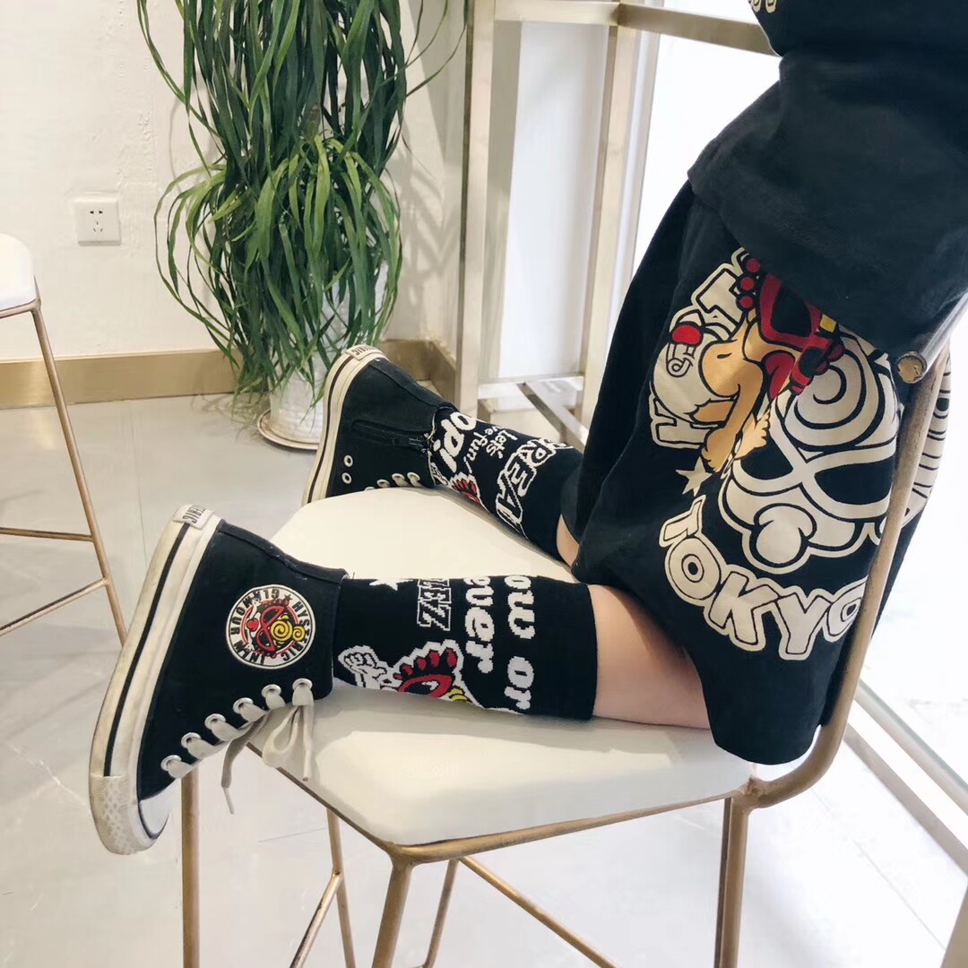 The net red family of three holiday parent shorts under the summer new neutral Japanese men's and women's five pants