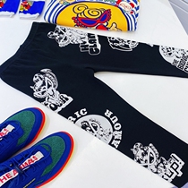 Pacifier baby childrens clothing 2021 spring and summer new girl leggings Korean version of foreign style pants female baby tight pants tide