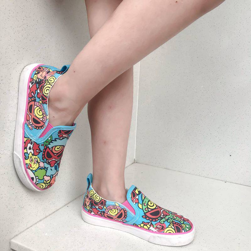 2022 Spring Summer New Men Girl Sailor Shoes Foreign Style Fashion Pacifier Doll Children One Foot Pedal Soft Bottom Shoes