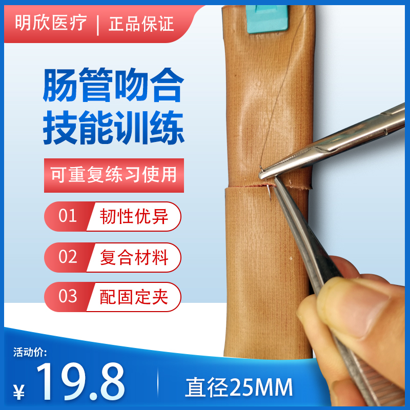 Medical Student Skill Practice Simulation Intestinal Anastomosis Training Model Laparoscopic End-To-End Suture Teaching Experiment Mold