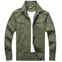 Summer overalls mens coat thin cotton thread breathable loose wear-resistant workers factory workshop custom labor insurance clothing