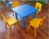 Bàn ghế trẻ em bằng nhựa, bàn ghế trẻ em, bàn ghế mẫu giáo, bàn vuông trẻ em, bàn vuông trẻ em - Phòng trẻ em / Bàn ghế ghế ăn cho bé Phòng trẻ em / Bàn ghế