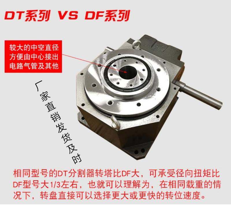 DF high speed precision cam divider DT DA platform table surface type indexing turntable intermittent box deceleration gear box