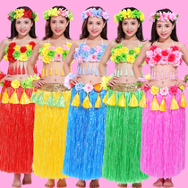 Adult male and female hula Hawaiian garland hula suit performance performance party dance costume 80CM thickened