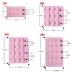 Ba áo ngực nhỏ khóa mở rộng khóa hàng khóa khóa 3 khóa đồ lót dài khóa ba hàng ba khóa điều chỉnh hẹp 3 các loại khóa điều chỉnh dây áo Móc treo