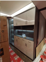 Factory direct whole house cabinet door custom light luxury simple wardrobe tatami bookcase custom environmental solid wood