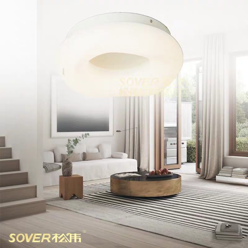 Songwei Living-room Lamp Bedroom Suction Top Light Modern Minima Creative Room Warm balcony Xuanguan Walking the lamp Cloud Jie