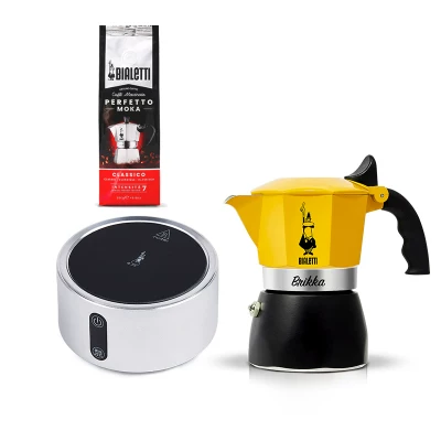 Кофейник-мока Bialetti с двойным клапаном, итальянский кофейник для приготовления кофе дома, на природе, походный, с подошвами