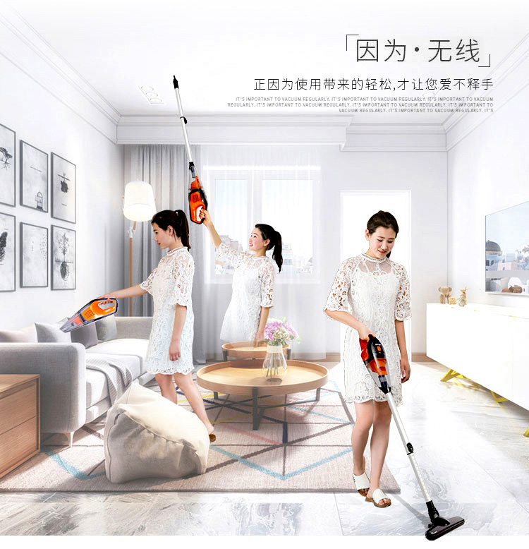 máy hút bụi cầm tay xiaomi deerma d Máy hút bụi gia đình không dây của Đức sạc ướt và khô xe cầm tay kép nhỏ mạnh mẽ cực kỳ êm ái - Máy hút bụi robot dj35