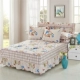 Váy ngủ cotton đơn mảnh Váy cotton trải giường chống bụi 1.8x2.0m bảo vệ 100% xù 2018 mới