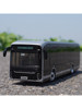 1:42 Yutong Bus Model U12 Overseas Version Black King Kong Model Bus Pure Electric Bus Alloy Car Model