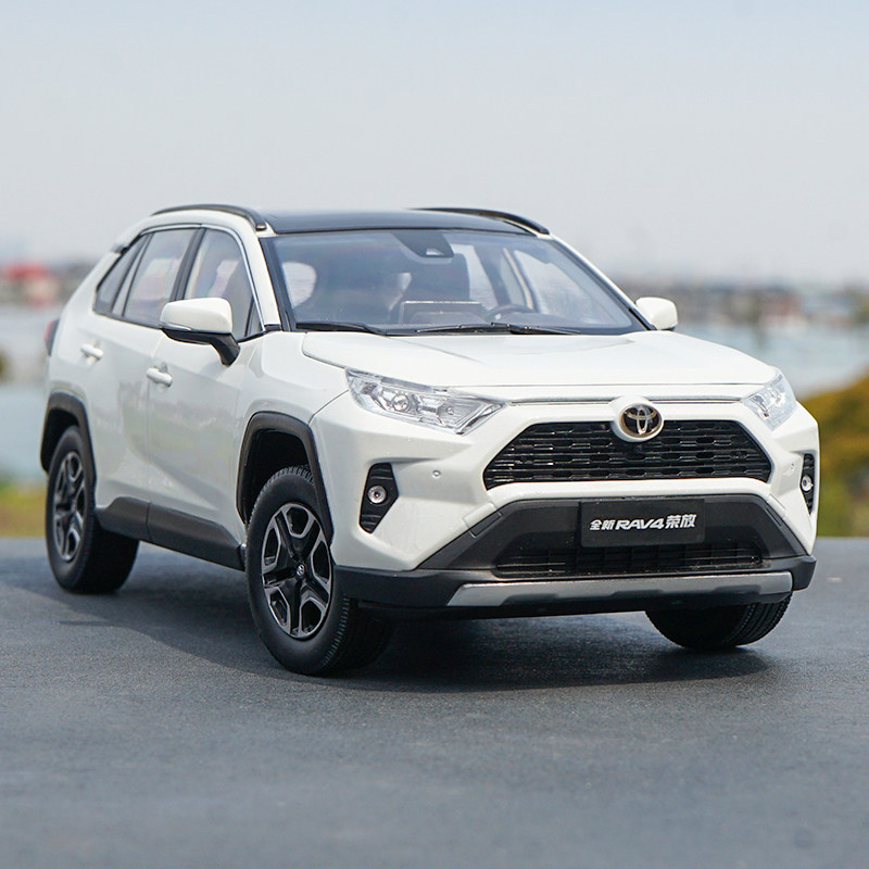 模型車原廠汽車模型1:18原廠一汽豐田全新RAV4 榮放2019款仿真合金汽車