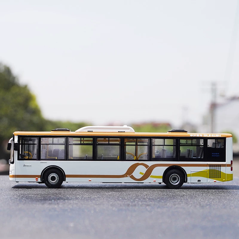 Сонвин автобус модель 1:43 Shanghai автобус сплав модель Volkswagen Sanqi № 738 и Johnson & Johnson автобус № 837 автобусная коллекция