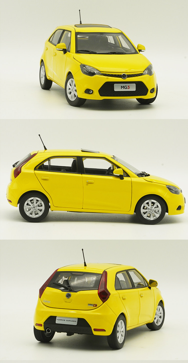 1/20 SAIC MG MG3 MG 3 Metal Diecast Car Model Collection Black