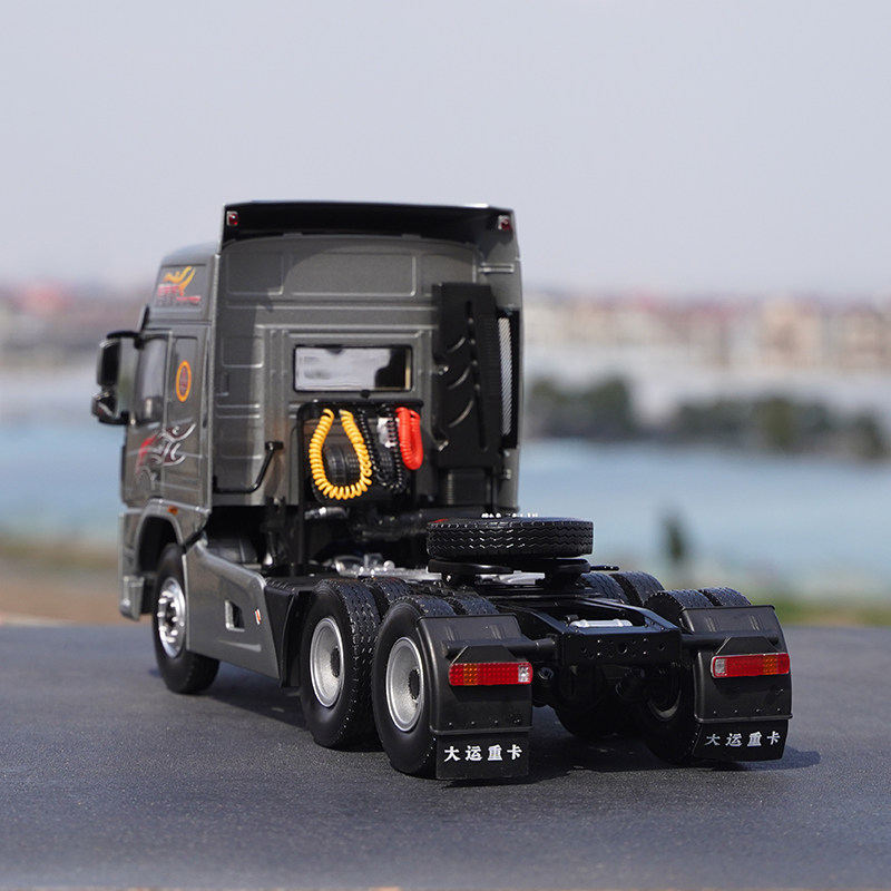 1:24 Original Dayun N8V Tractor Truck Model, Trailer, Dayun Heavy Truck Model, Alloy Car Model
