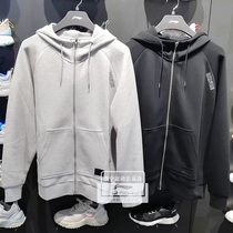 Li Ning jacket 2021 new mens fashion casual loose comfortable cardiovert sweatshirt AWDR419