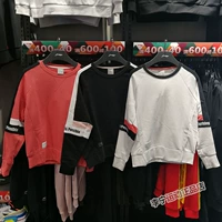 Áo len cổ điển Li Ning 2019 mùa xuân mới của phụ nữ xu hướng thời trang áo thun cổ tròn áo len không cổ AWDP084 - Thể thao lông cừu / jumper áo hoodie nữ