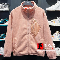Li Ning Coat 2021 Winter New Anti Wooo BADFIVE Man Plus Suede Loose Knit Jacket AFDR729