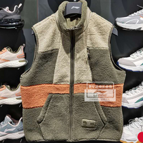  Li Ning cotton vest 2020 new BADFIVE mens fleece windproof and warm knitted vest AMDQ027