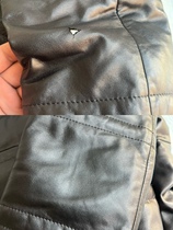 Luxurious leather with patched leather coat Tonic Hole Accidental Injury Tear Damage Repair Cattle Goat Genuine Leather No Marks Repair color Upper color