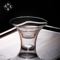 Glass tea leak tea filter creative tea filter tea filter tea separator funnel accessories tea filter filter filter