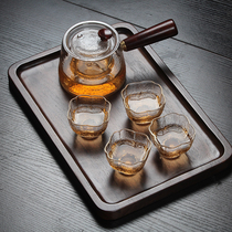 Meet and meet Heat-resistant glass pot Tea pot Cooking teapot Set Tea set Kung Fu Tea set accessories Tea set