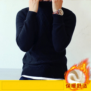 【加绒加厚】韩版加厚保暖修身高领毛衣