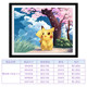 ກາຕູນອະນິເມຊັນໃໝ່ຮູບເພັດ Pikachu Cross Stitch Dot Diamond 2023 ພູມສັນຖານ Brick and Stone ສະແດງຫ້ອງຮັບແຂກຫ້ອງນອນເຕັມໄປດ້ວຍເພັດ