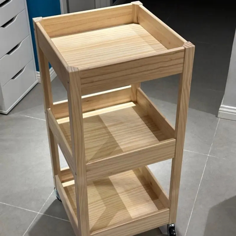 Ikea Lohu Trolley Pine Wood 38×38×49 Wheeled Storage Rack Mobile Living Room Kitchen Storage and Organization Ikea Lohu Trolley Pine Wood 38×38×49 Wheeled Storage Rack Mobile Living Room Kitchen Storage and Organization