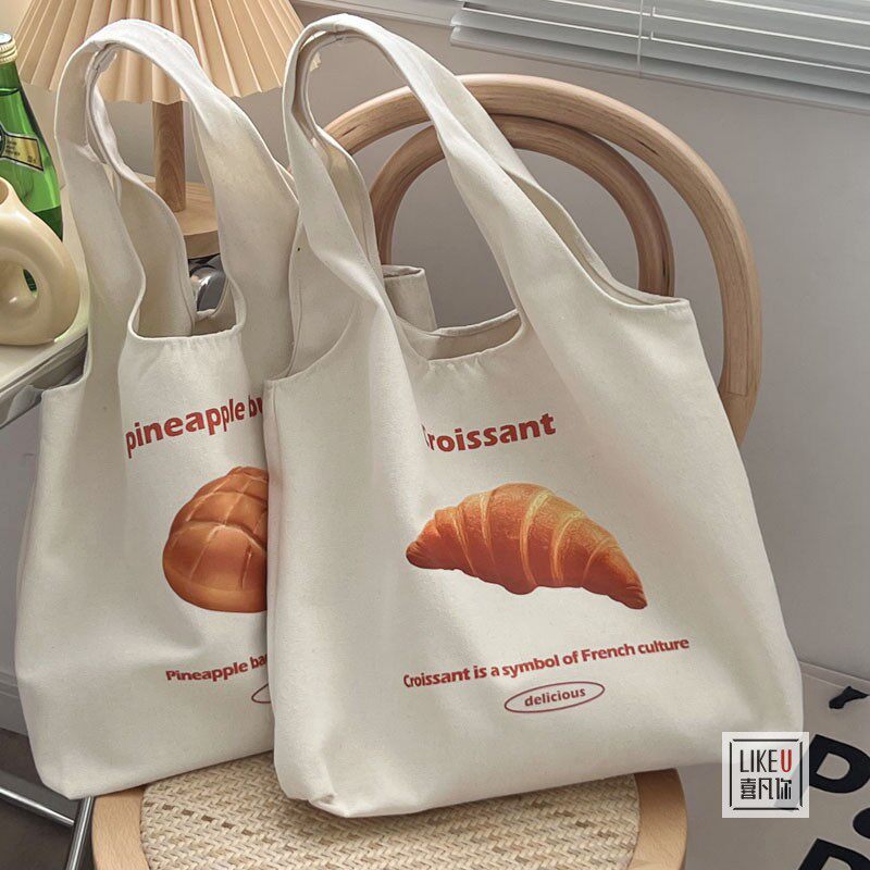 Xifanni shoulder bag bread large Japanese and Korean canvas bag