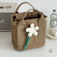 Коричневая бежевая сумка, в цветочек