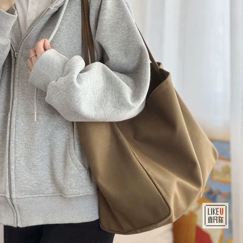 Оригинальный вместительный и большой школьный рюкзак для йоги, шоппер, сумка на одно плечо, подходит для студента, простой и элегантный дизайн