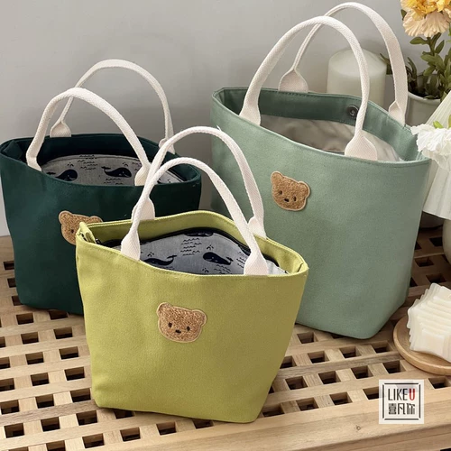 Универсальная оригинальная брендовая японская небольшая сумка для отдыха, с медвежатами