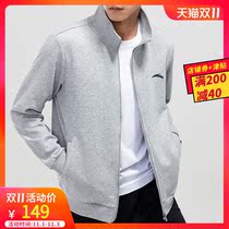 Anta coat mens spring and autumn jacket Korean version of the trend 2021 Autumn New jacket mens sports and leisure sweater