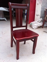 All-solid wood chair Chinese white backchair hotel hotel hotel household oak stool European style