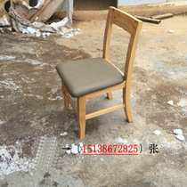 Retro Milk Tea Shop Cafe Midwest Restaurant Table and Chair Solid Wood Restaurant Restaurant Table and Chair