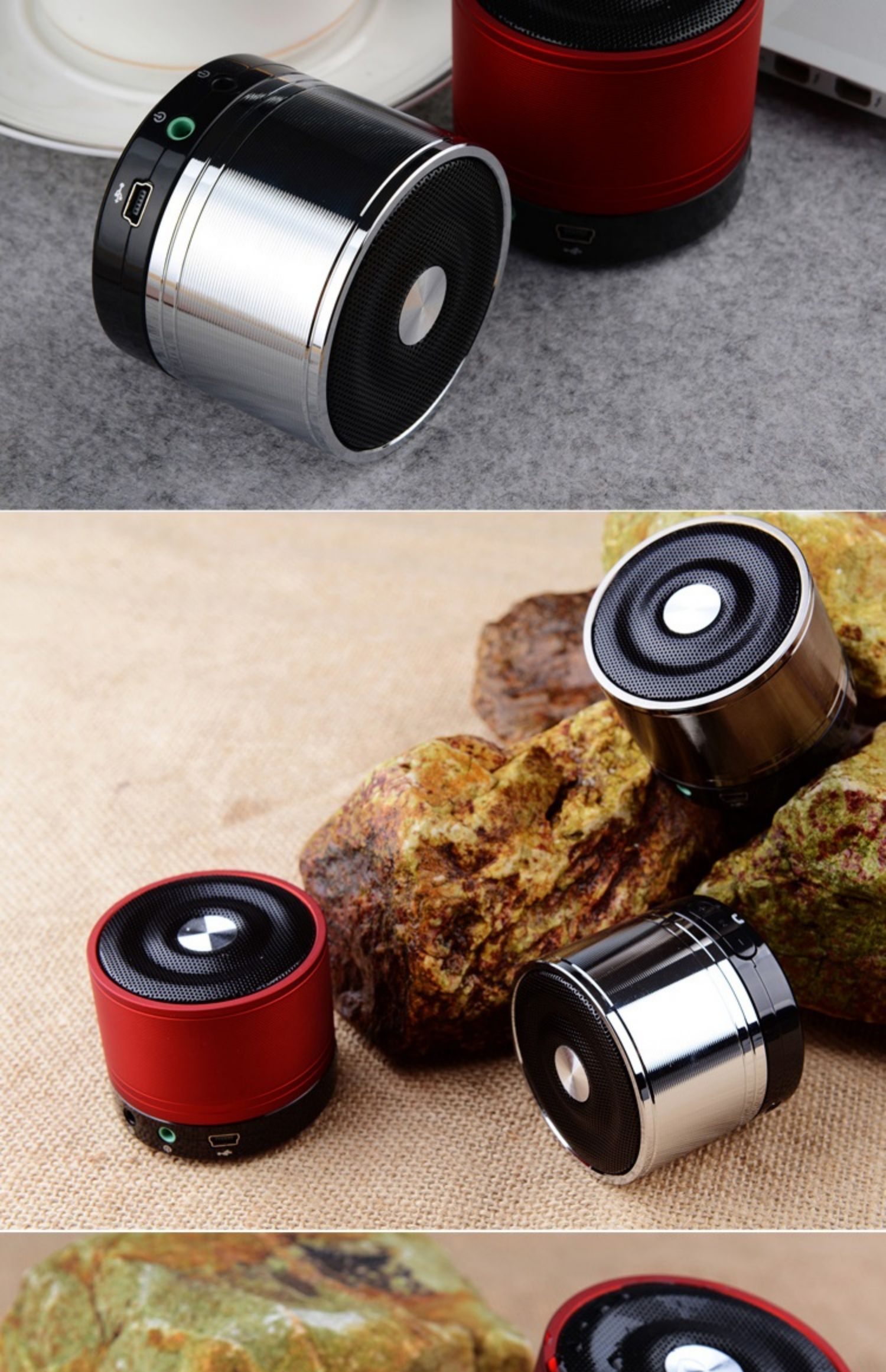 củ phát wifi tenda Thẻ Bluetooth loa mini mp3 máy nghe nhạc mp3 điện thoại di động máy tính loa ngoài âm thanh - Trình phát TV thông minh