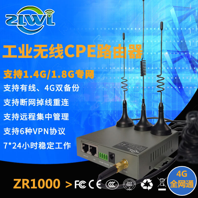 zlwl mobile 4G wireless CPE Card special network 1 4G 1 8G Router industrial commercial wifi transcable