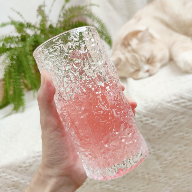 Senteinins Wind Female Brief Frescoed Glass Cup Home Water Cup Breakfast Cup Beer Cups Coffee Mug Cup Juice Cups