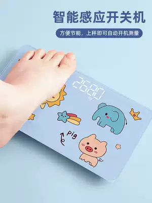 Small mini weight meter female dormitory student portable weight meter charging home weighing precision electronic scale
