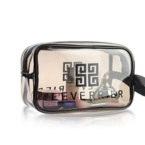 Travel wash bag female portable waterproof wash bag transparent net red shaking sound cosmetics storage bag small portable portable