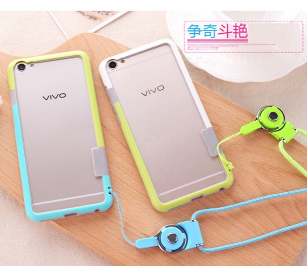 Vivox7 vỏ điện thoại di động nữ mẫu chống dây buộc BBK X21 bảo vệ cá tính sáng tạo túi silicon viền thủy triều - Phụ kiện điện thoại di động ốp samsung a21s