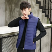 Áo vest nam mùa thu đông 2018 xuống áo vest cotton vest mùa đông áo khoác dày dày tay áo vest